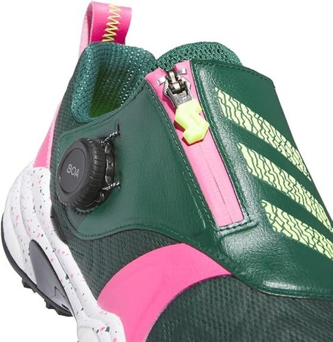 adidas Golf Men's Shoes CODECHAOS 25 BOA Green Yellow Pink NKZ93 US12.5(30cm) - Picture 4 of 7