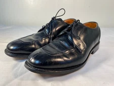 Allen Edmonds Hancock Dress Shoes Men's Black Leather Split Toe Lace-up - US 7