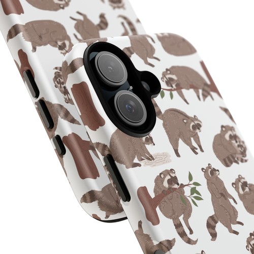 Raccoon Forest Phone Case - Cute Woodland Design, Animal Lover Gift - Dual Layer - Picture 11 of 177