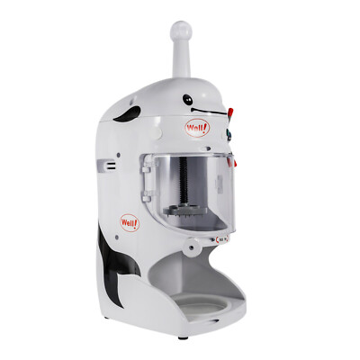 Ice Cub Shaved Ice Machine Commercial Ice Shaver Snow Cone Maker Premium 350W