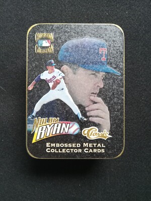 1995 Classic Cooperstown Collection Nolan Ryan Embossed Metal Card