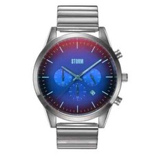Image of 47501/LB Storm Gents Crusader Lazer BlueDial Stainless Steel Bracelet Watch £150