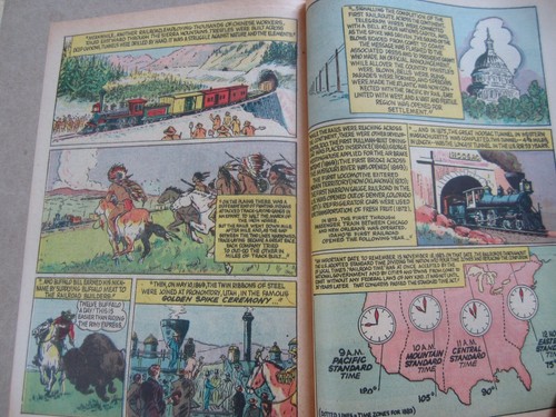Lot of 10 Old Vintage 1950's RAILS ACROSS AMERICA - Railroad / Train COMIC BOOKS - 第 4/6 張圖片
