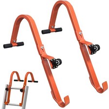 2 Pack Heavy Duty Roof Ladder Hook With Wheelextension Ladder Stabilizer For Roo