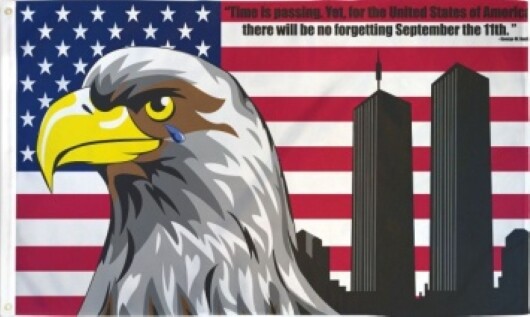 9/11 Flag USA Eagle with a quote 3'x5' 100D Polyester Flag | eBay