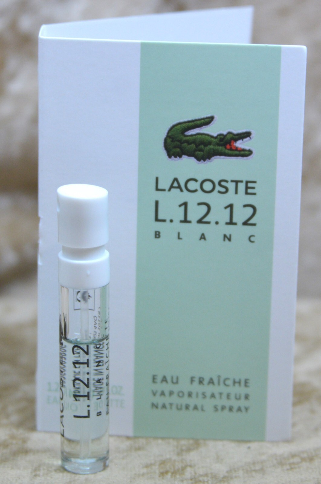 lacoste blanc eau fraiche