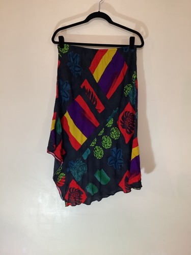 Jams World “Botanical” Women’s Floral Asymmetrical Skirt Made in Hawaii (Medium) - Picture 3 of 3