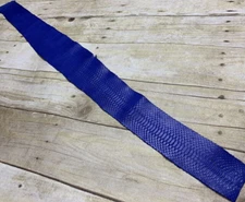 BLUE Small Genuine Snakeskin Python Leather real hide snake skin Rattle 110
