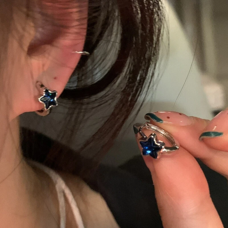 Blue earrings 2024 for women