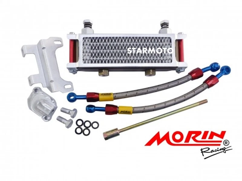 FOR HONDA GROM125 MSX125 SF 2013-2019 OIL COOLER ENGINE  MORIN COLOR RED - Image 2 of 4