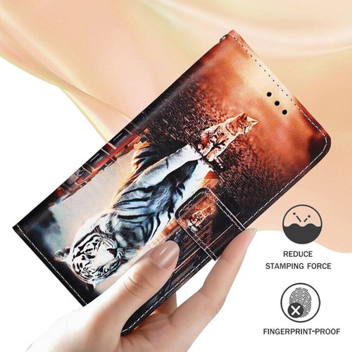 Printed Tiger Flower Wallet Phone Case for Huawei Pura 70 P60 P50 Mate 60 Nova - Picture 11 of 20