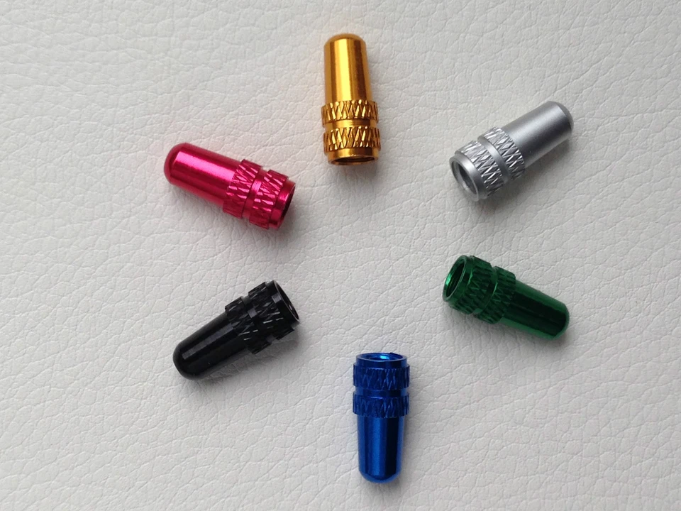 2x Tapas de válvula Presta para bicicleta MTB Race cubiertas antipolvo alta presión - Imagen 4 de 4