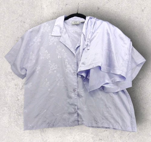 EJC apparel group intimate short sleeve Top &shorts Lavender Vintage Floral