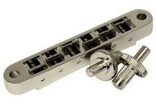 Lightweight Aluminum Tune-o-Matic Nashville bridge Nickel fits Gibson guitars