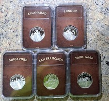 In 80 Tagen um die Welt. 1st Strike Set Münzen Silber PP.