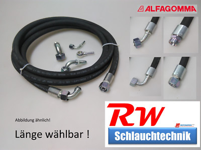 Alfagomma Hydraulikschlauch (Premium Qualität) DN 16   2 SC   18L M26x1,5, IG/AG