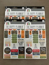 🌸 Happy Planner 🌸 NEW Me & My Big Ideas 🌸Four 5 Sheet Sticker Packs ~