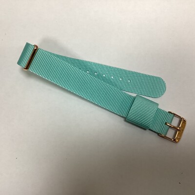Bracelet De Montre En Tissu Bleu Roi 18mm - Marque Leny Harper - Neuf Sans étiquette