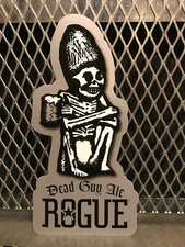 ROGUE ALES & SPIRITS BREWING ~ 3 X 6 ~  Dead Guy Ale ~ Craft Beer Sticker Sign