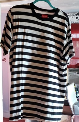supreme bar stripe tee