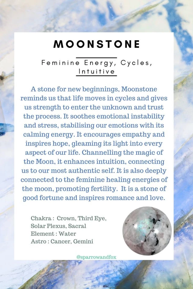 Regenbogen Mondstein Edelstein Armband Antik Verstellbar Kette Schmuck 8-9 Zo... - Bild 2 von 4