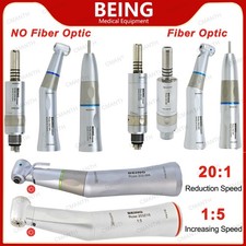 BEING Dental Contra Angle Straight Handpiece Air Motor 4H Low Speed 1:1 1:5 20:1