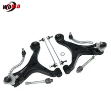 8x Front Control Arm Ball Joint Sway Bar Tie Rod Kit For Honda Civic Acura ILX