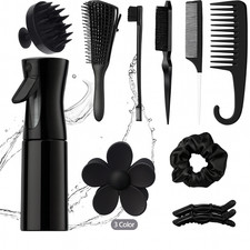 11pcs Hair Brush Set for Women and Men, Comb Set for Teasing