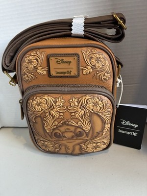 Loungefly Disney Lilo & Stitch Tonal Stitch Carving Mini Backpack NWT