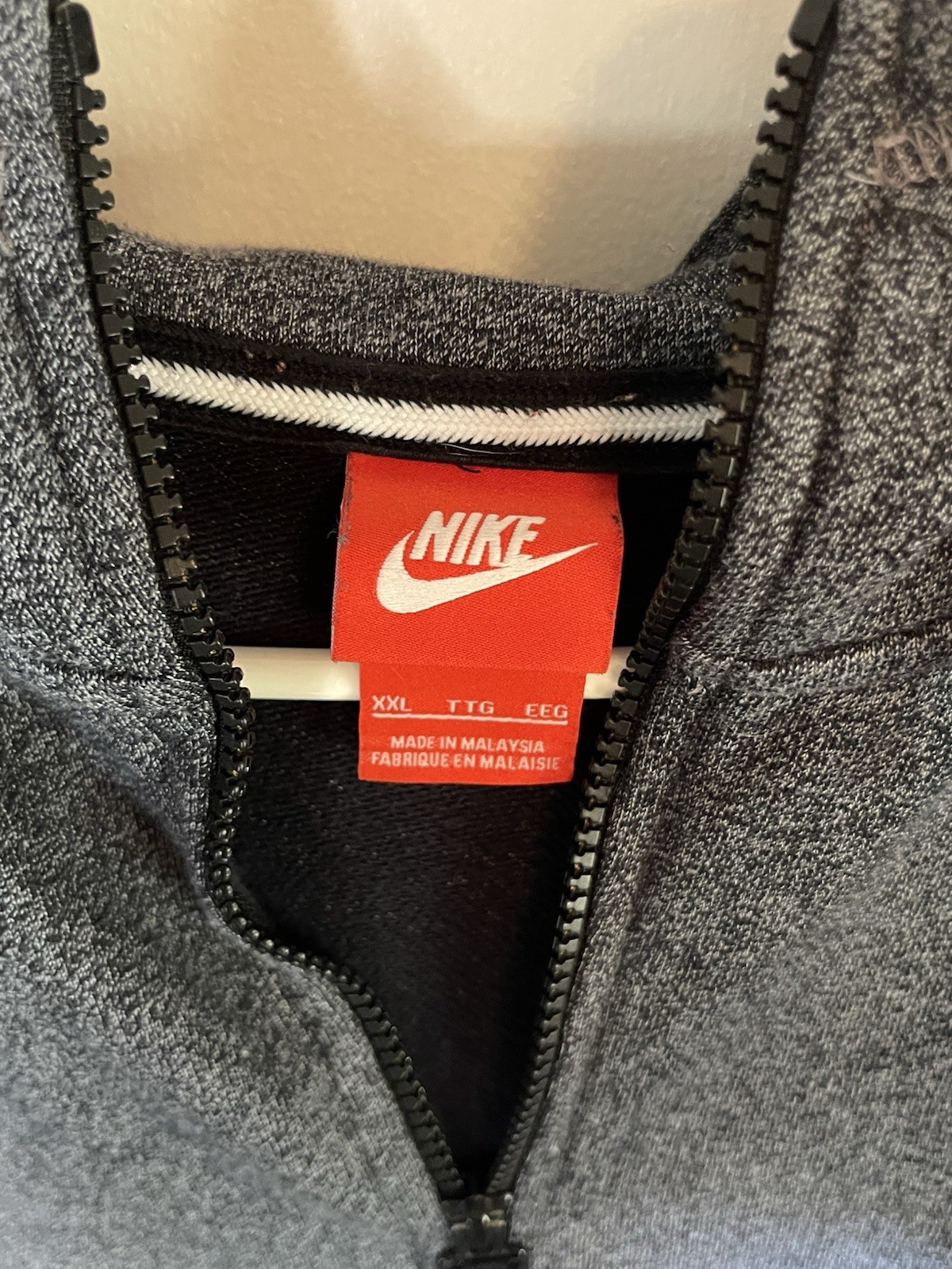 SACAI X NIKE Giacca a vento Nike Sportswear Tech Fleece testurizzata taglia 2XL nera pesante