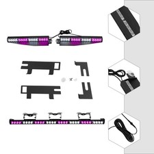 LED Strobe Light Bar Emergency Rooftop Flash Warning Traffic Advisor Waterproof