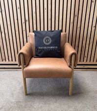 Gallery Direct Leather Armchair Tan  RRP £799