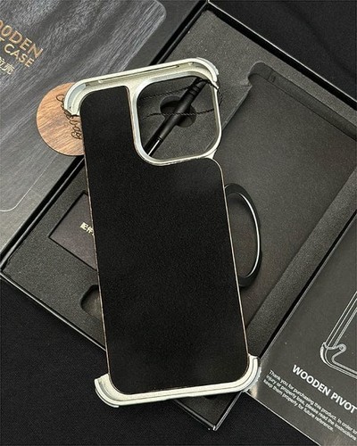 Wooden Pivot Case For Iphone 15 Pro Max - Picture 6 of 6