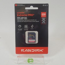 New Sandisk Extreme Pro SD Memory Card P001-00105-256G