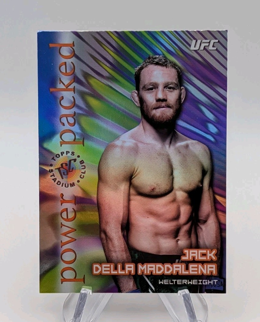 Jack Della Maddalena 2025 Topps Stadium Club UFC Power Packed Foil #PD-18