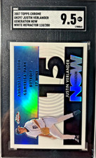 Justin Verlander 2007 Topps Chrome Generation Now White Refractor /200 #GN297