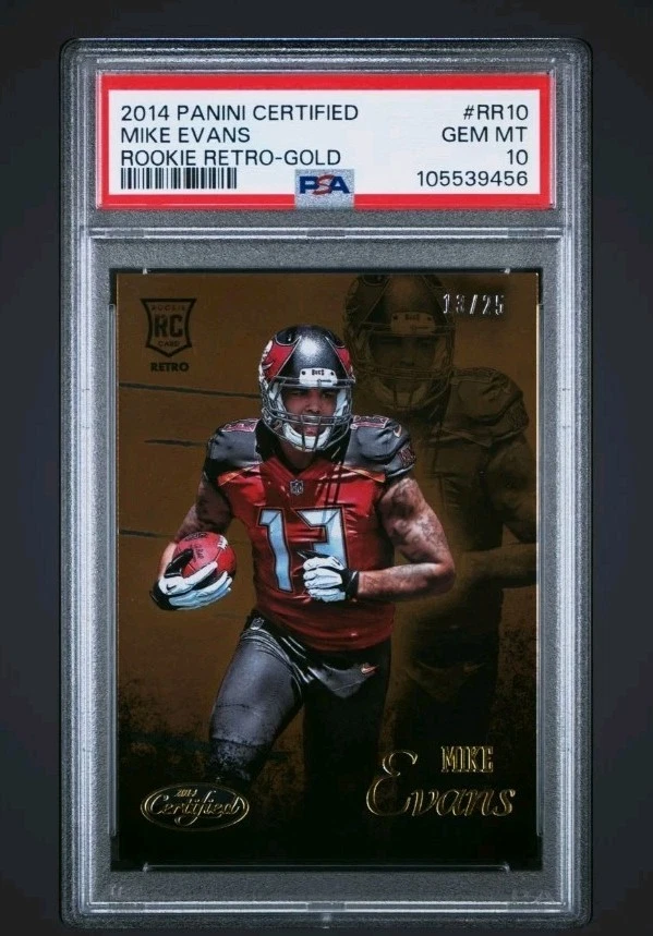 Mike Evans Panini Certified Rookie Retro #RR10 Gold
