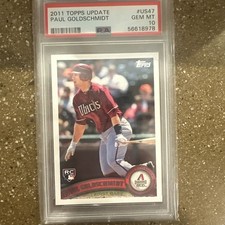 2011 Topps Update Series - Paul Goldschmidt #US47 (RC) PSA 10