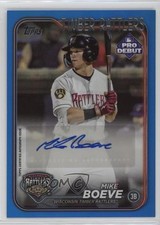 2024 Topps Pro Debut Blue Foil Auto 93/150 Mike Boeve #PD-73 Auto 1f5h