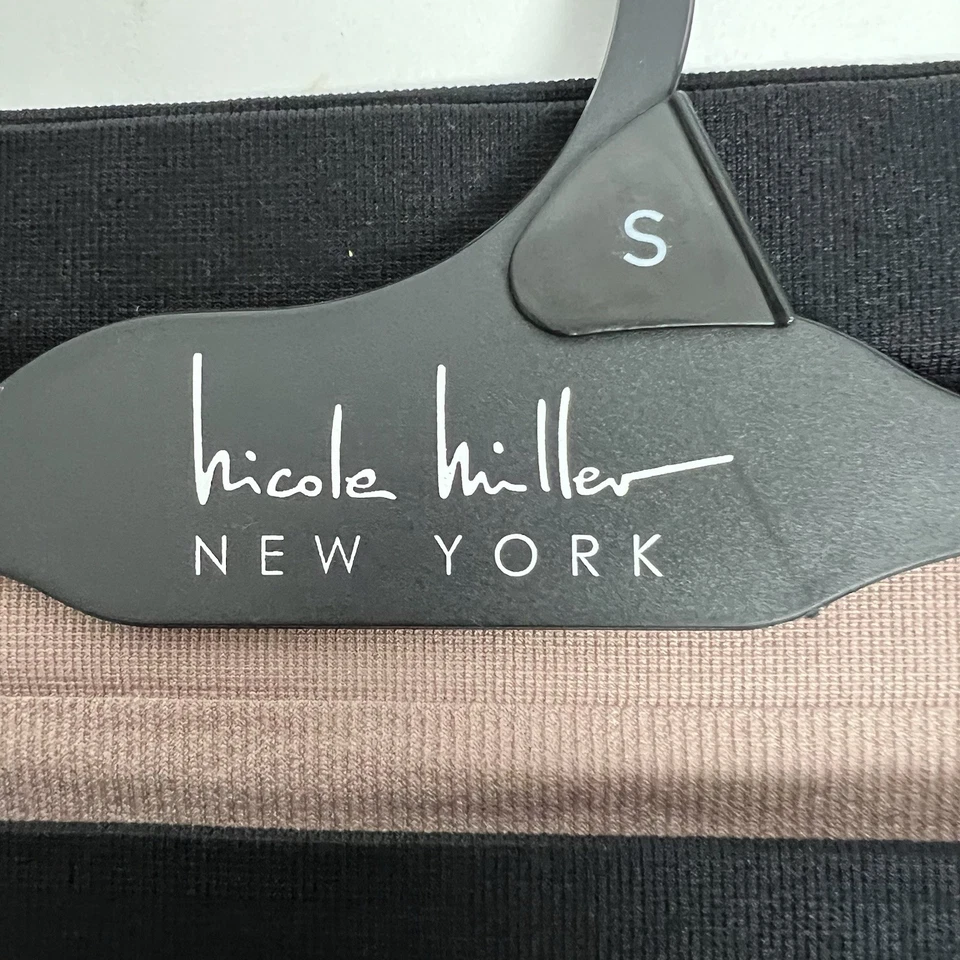 Женские бесшовные формирующие шорты Nicole Miller размер Small разноцветные упаковка/3 высокая талия - Изображение 3 из 4