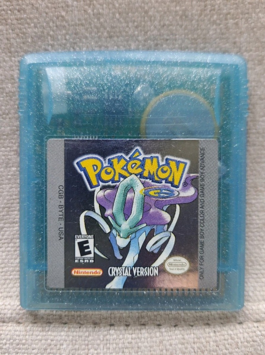 Pokémon Crystal Version (Nintendo Game Boy Color, 2001) Authentic