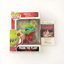 JB SMOOVE SIGNED AUTOGRAPH FRANK THE PLANY HARLEY QUINN FUNKO POP 497 JSA COA