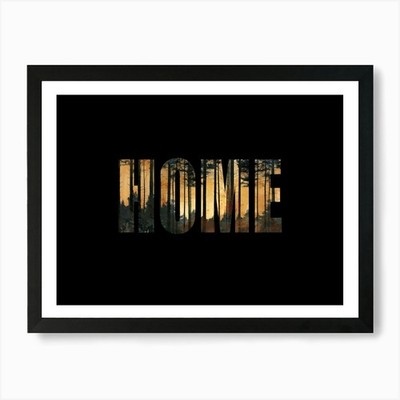Home Poster Forest Collage 9 Art Pr Framed Wall Art Poster Canvas Print Picture