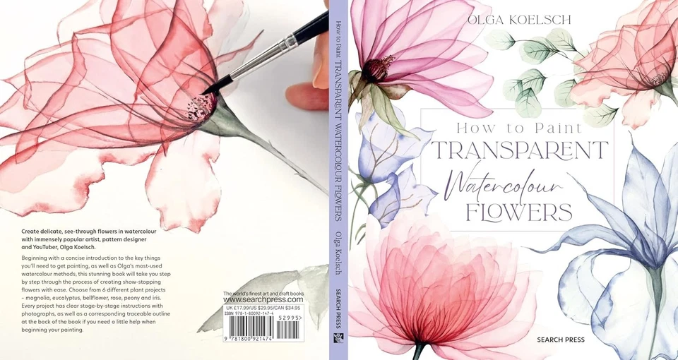 How to Paint Transparent Watercolour Flowers Hardcover – June 18, 2024 - Image 2 of 4