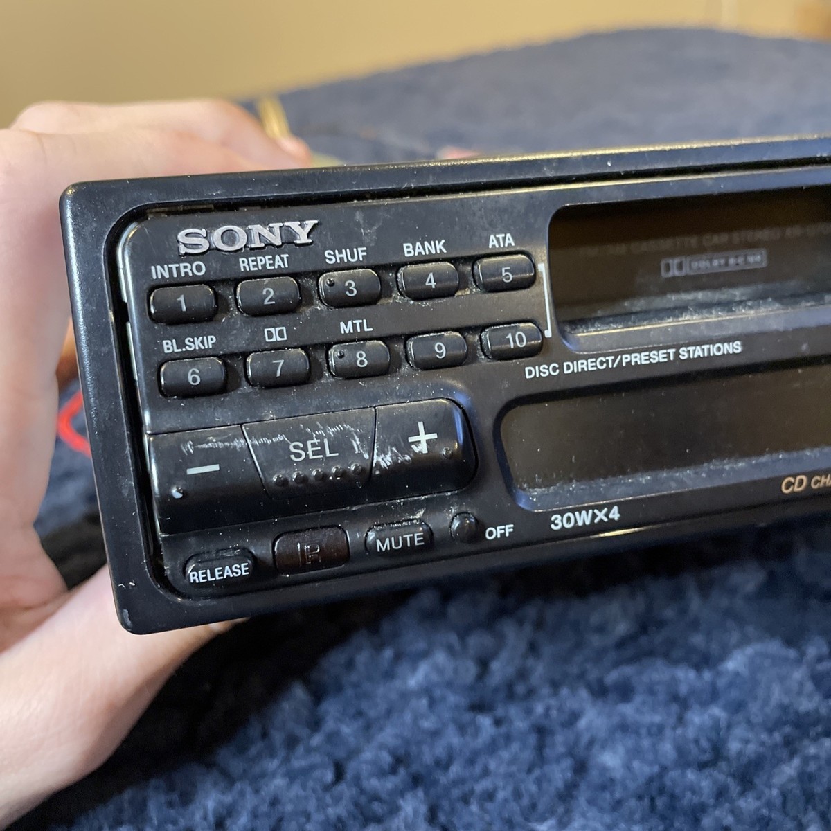 Vintage 1990s High-End Sony XR-U700 Car Cassette Radio Player | eBay