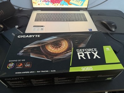 GIGABYTE GeForce RTX 3060 12GB OC WINDFORCE RGB Ray Tracing DLSS Graphics Card