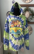 Scooby- Doo Blue / Green Tie Dye Hoodie Medium