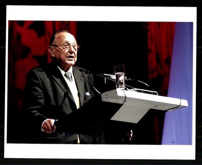 Hans Dietrich Genscher 1927-2016 FDP Außenminister 1974-1992 Großfoto + G 52905