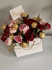 MADE TO ORDER  BIRTHDAY/EID/ GIFT chocolates and artificial flowers