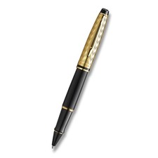 Waterman Expert Opera Rollerball SE Deluxe Borde Negro Dorado Nuevo En Caja 2225139